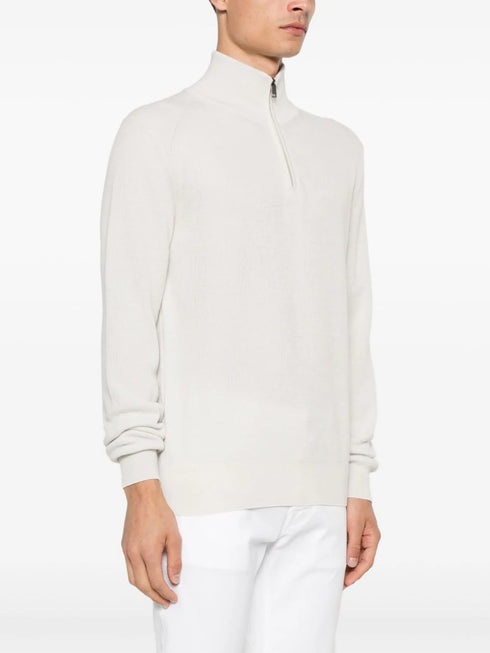 zip-up pullover